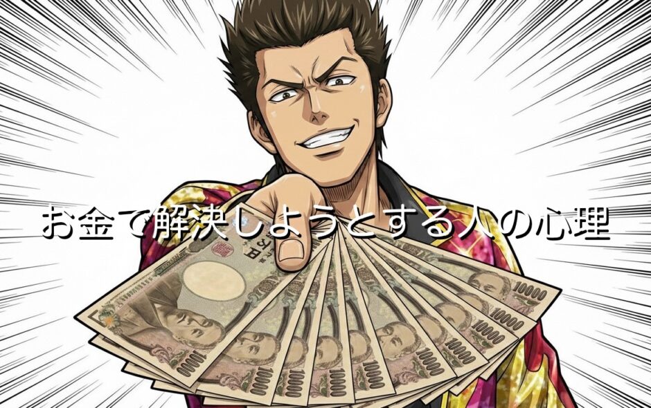 お金で解決しようとする人の心理5選！何が悪いのか徹底解説