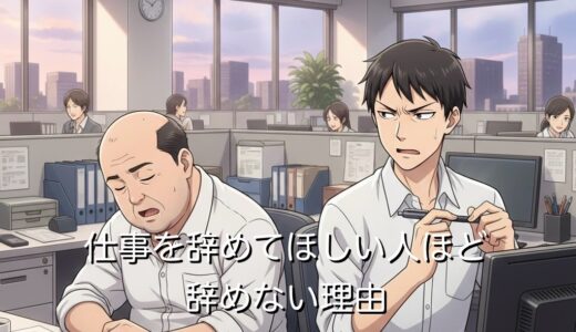 仕事を辞めてほしい人ほど辞めない理由！なぜ無能ほど辞めないのか徹底解説