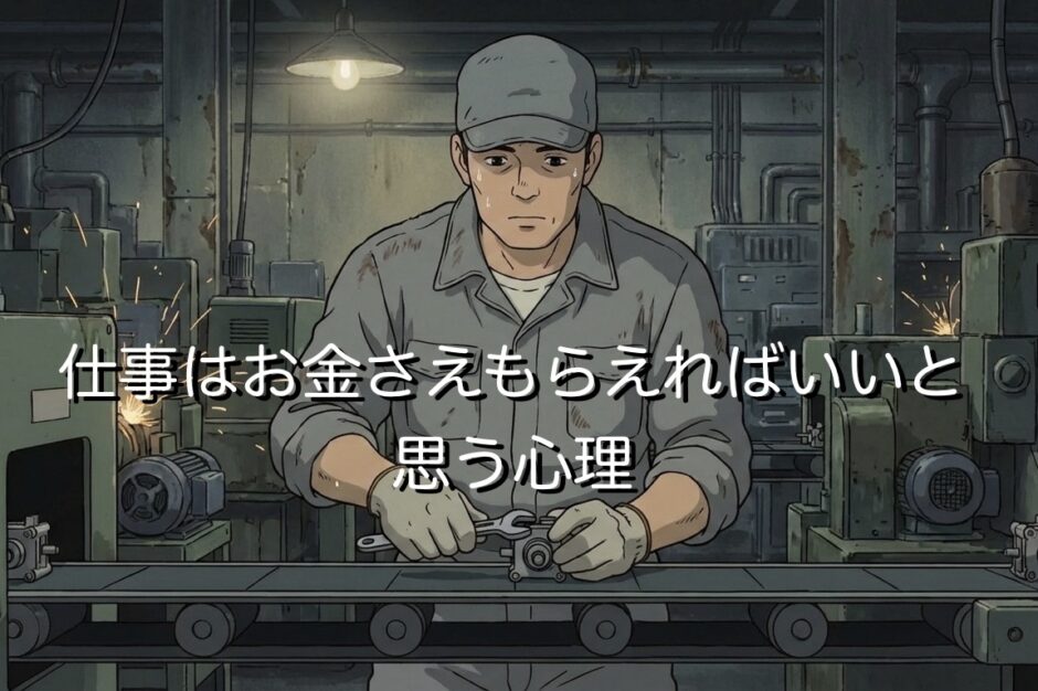 仕事はお金さえもらえればいいと思う心理4選！お金のためと割り切る理由を徹底解説