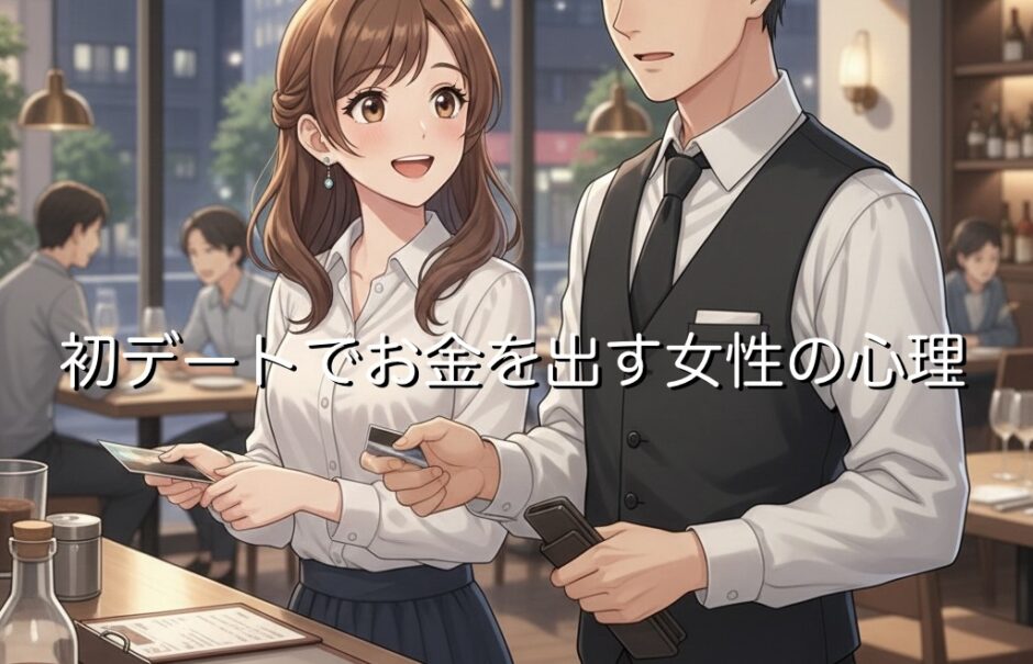 初デートでお金を出す女性の心理！女性が男性に奢る理由を徹底解説