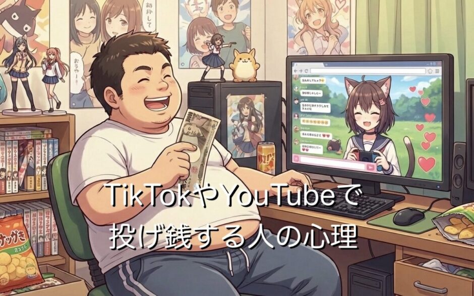TikTokやYouTubeで投げ銭する人の心理3選！お金持ちなのか徹底解説