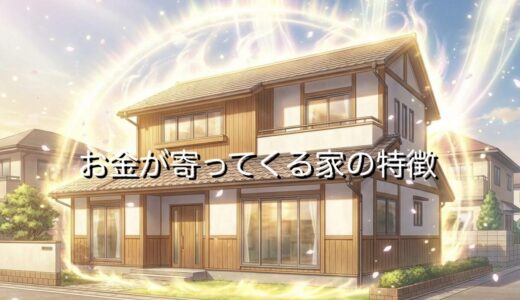 お金が寄ってくる・貯まる家の特徴3選！金運が舞い込む家を徹底解説
