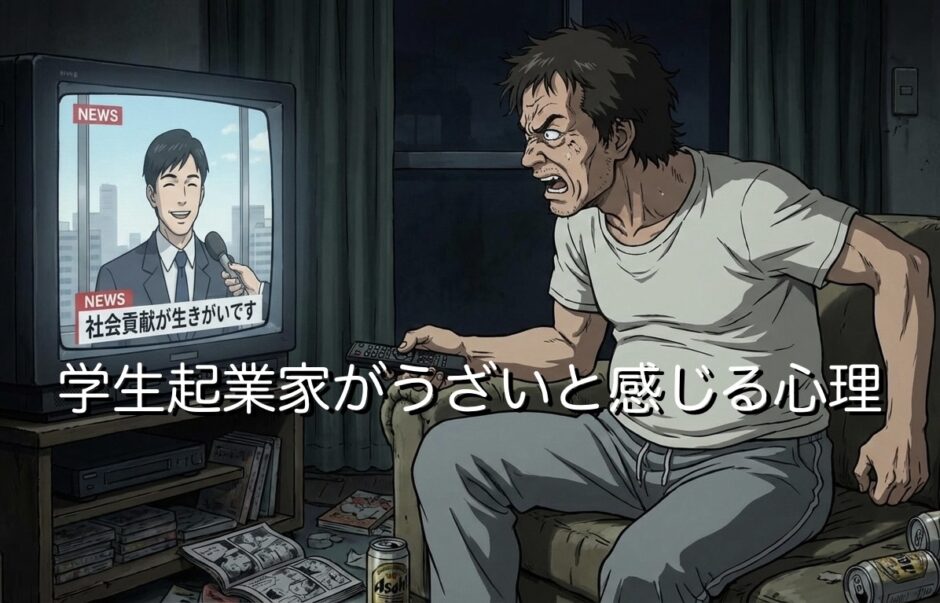 学生起業家がうざい・気持ち悪いと感じる心理5選！なぜ不快に思われるのか徹底解説