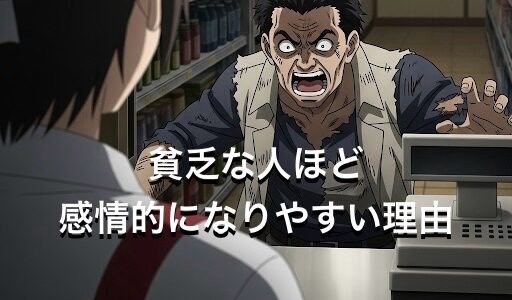 貧乏な人ほど感情的になりやすい理由5選！怒りっぽい心理を徹底解説