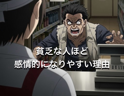 貧乏な人ほど感情的になりやすい理由5選！怒りっぽい心理を徹底解説