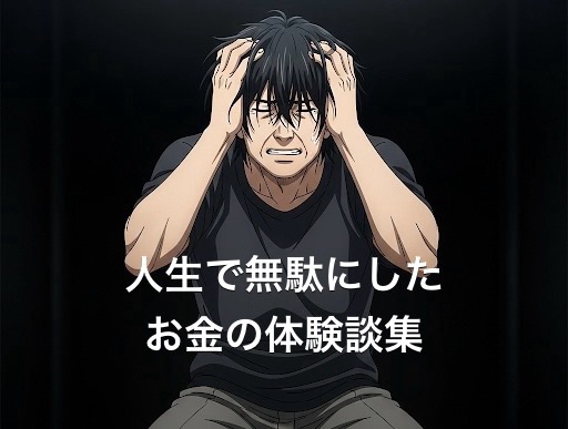 人生で無駄にしたお金の体験談4選！どんな使い方の失敗が多いか徹底解説