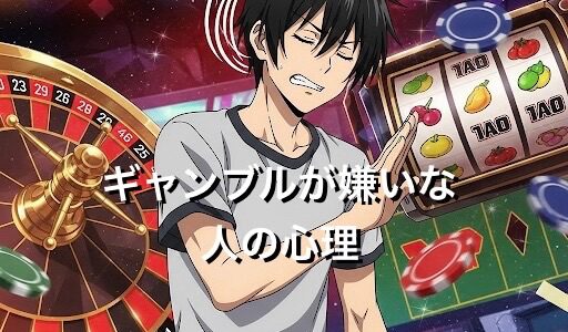 ギャンブルが嫌いな人の心理5選！なぜハマらないのか男女別に徹底解説！
