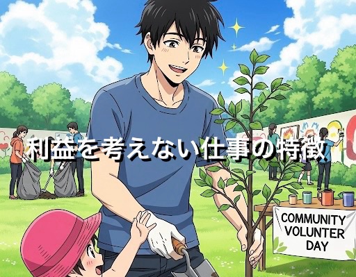 利益を考えない・追求しない仕事の特徴と具体例を徹底解説