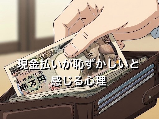 現金払いが恥ずかしいと感じる心理4選！なぜ現金派がうざいと思われるのか徹底解説