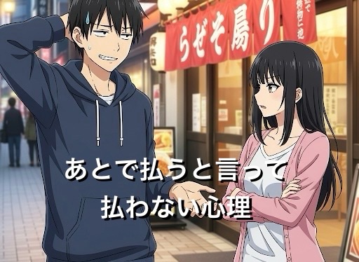 あとで払うと言って払わない彼氏・彼女の心理4選！付き合いを続けるべきか徹底解説