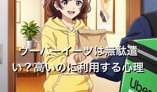 ウーバーイーツは無駄遣い？値段が高いのに利用する5つの心理を徹底解説