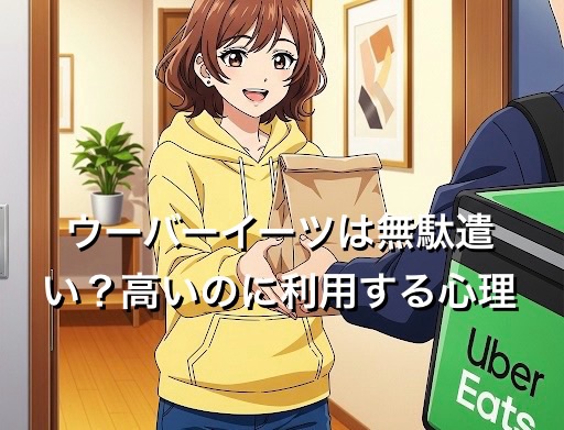 ウーバーイーツは無駄遣い？値段が高いのに利用する5つの心理を徹底解説