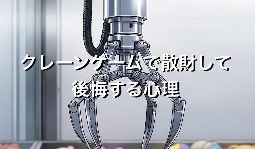 クレーンゲームは無駄遣いで罪悪感が強い？散財して後悔する5つの心理を徹底解説