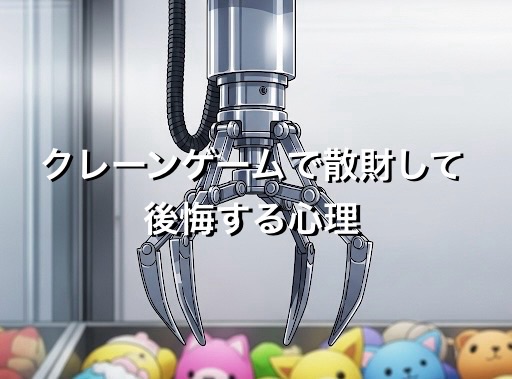 クレーンゲームは無駄遣いで罪悪感が強い？散財して後悔する5つの心理を徹底解説