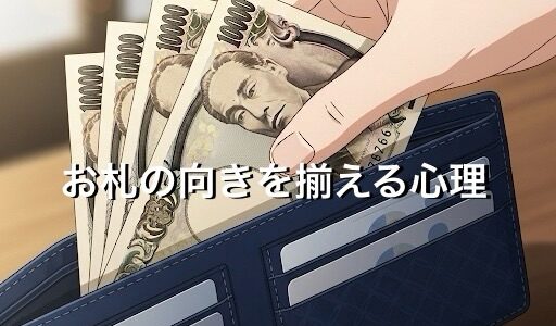 お札の向きを揃える人の心理5選！財布への入れ方で金運が変わるのか徹底解説