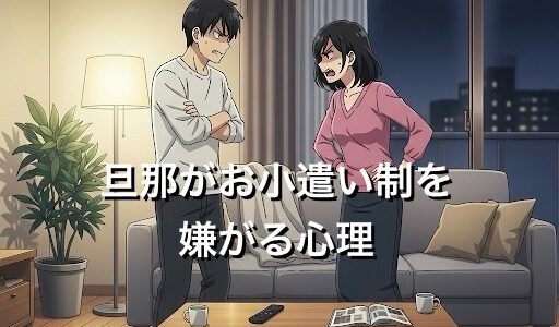 旦那がお小遣い制を嫌がる心理5選！なぜみじめでストレスを感じるのか徹底解説