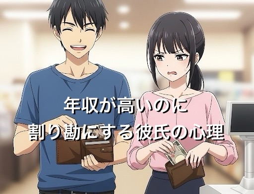年収が高いのに割り勘にする彼氏の心理4選！大切にされていないのか徹底解説