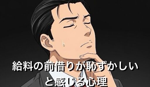 給料の前借りが恥ずかしい心理3選！実際に借りることができるのか徹底解説