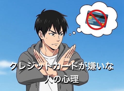 クレジットカードが嫌いな人の心理4選！なぜ一枚も持たないのか徹底解説
