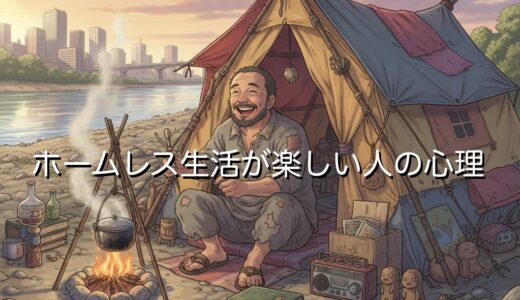 ホームレス生活が楽しい人の心理3選！なぜやめられない・好きでやってるのか徹底解説