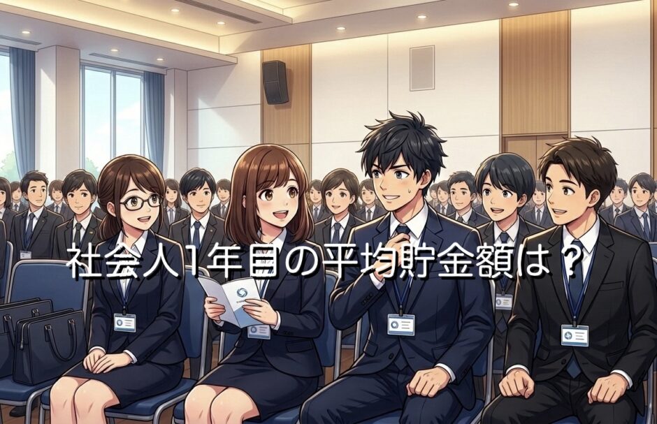 社会人1年目の貯金額は平均いくら？一人暮らしと実家暮らし別に解説