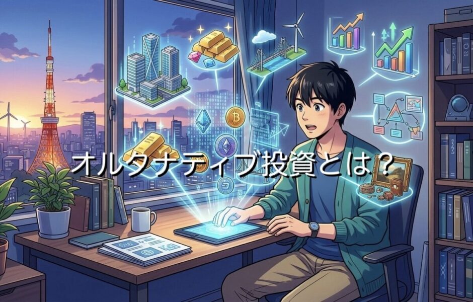オルタナティブ投資とは？目的からデメリットまで分かりやすく徹底解説