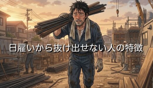 日雇い派遣から抜け出せない人の特徴3選！やめられない理由を徹底解説