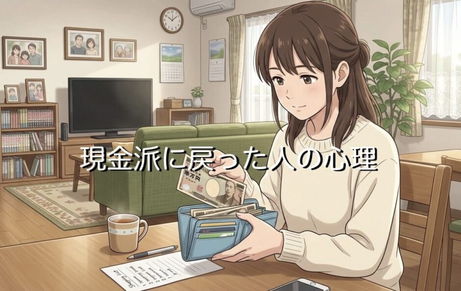 キャッシュレスから現金派に戻った人の心理！なぜ現金生活に戻すのか解説