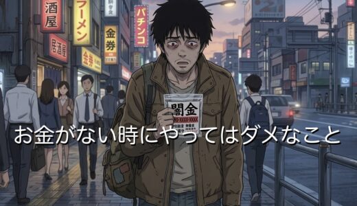 お金がない時にやってはいけないこと9選！どうすればいいか徹底解説