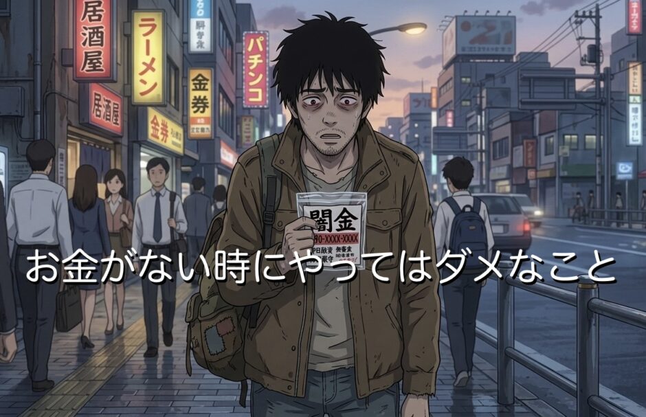 お金がない時にやってはいけないこと9選！どうすればいいか徹底解説