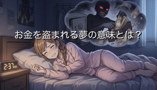 お金を盗まれる夢の意味とは？スピリチュアルな視点から徹底解説