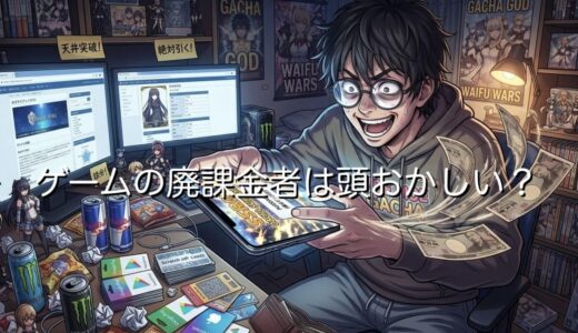 ゲームの廃課金者は頭おかしい？その末路やお金がどこから出ているのか徹底解説