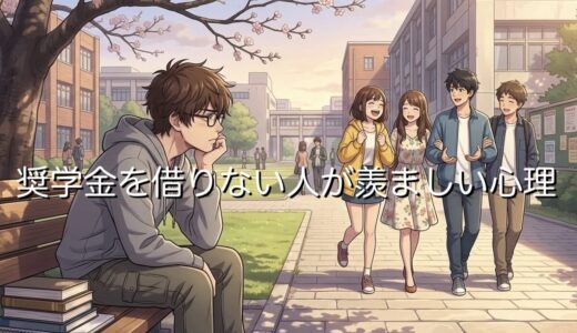 奨学金を借りない人が羨ましいと思う心理3選！借りていない人の割合も紹介