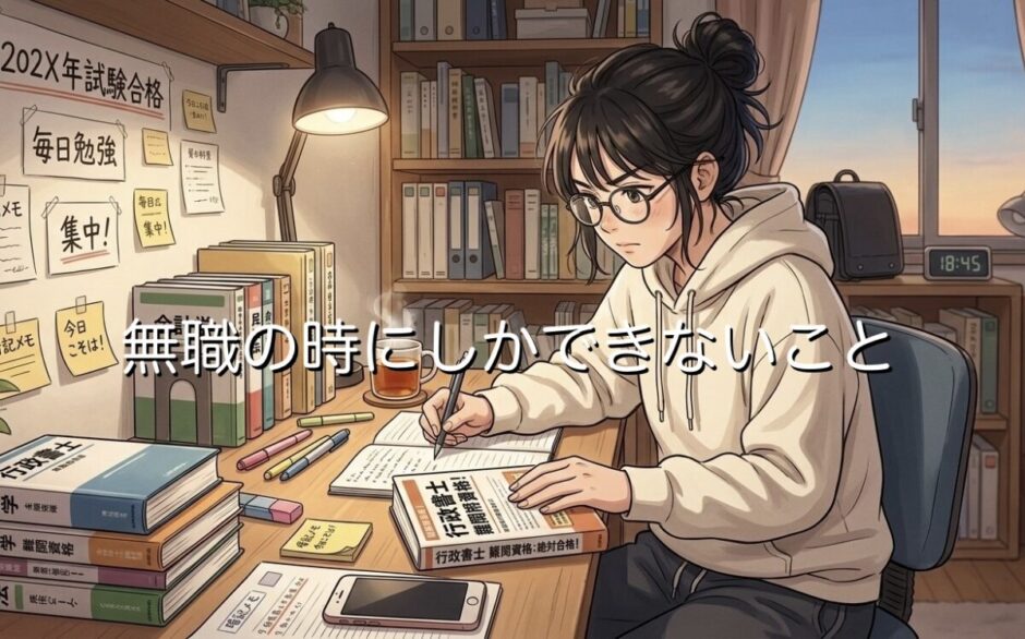 無職の時にしかできないこと9選！やるべきことや過ごし方を徹底解説
