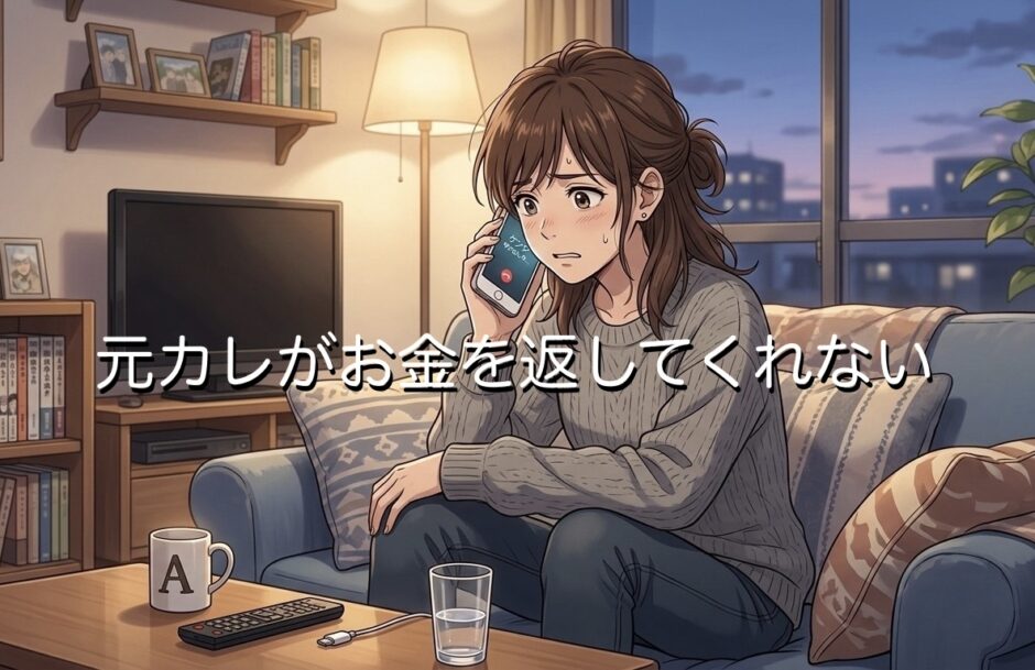 元カレがお金を返してくれないのは諦めるしかない？音信不通は泣き寝入りか解説