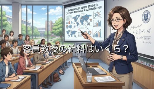客員教授の給料は安い？高い？教授との違いや芸能人の実情も徹底解説