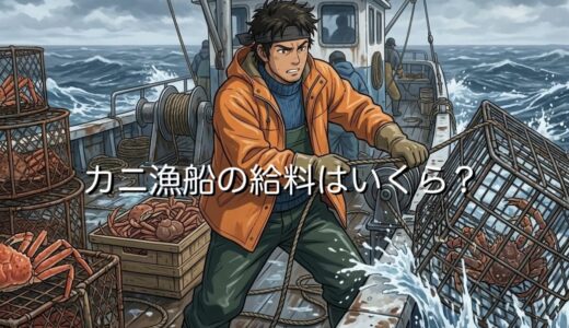 カニ漁船の給料は安い？高い？バイトで働いた場合の年収を徹底解説