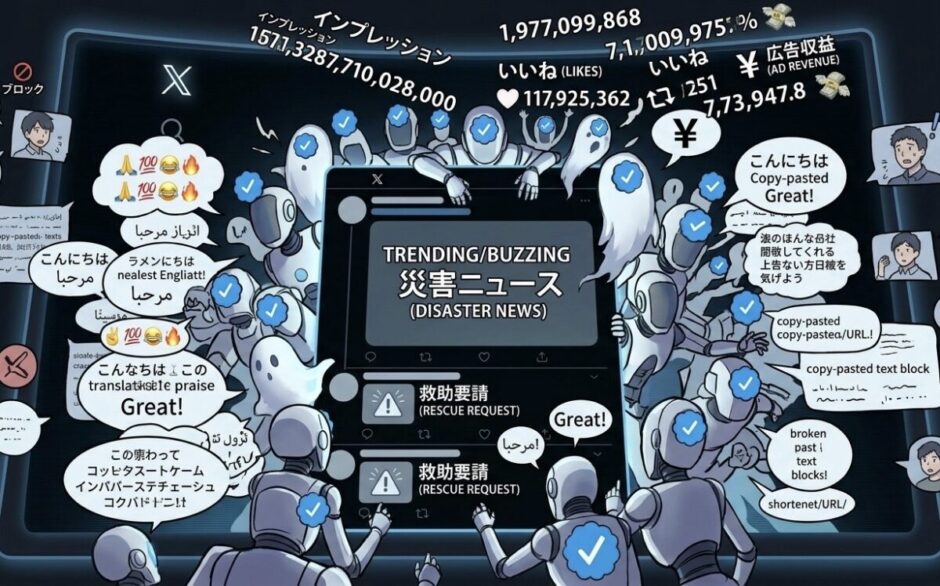 インプレゾンビとは何か簡単に解説！なぜアラビア語の外国人が多いのか対策も紹介