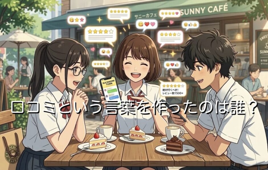 口コミという言葉を作ったとされる人物の職業は何？本当に評論家なのか徹底解説