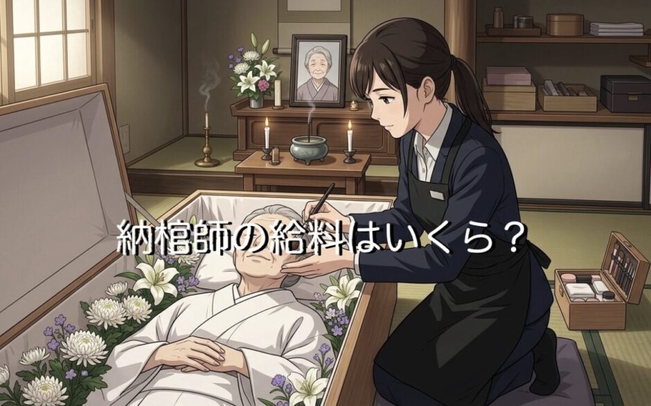 納棺師の給料は高い？きついからやめとけと言われる理由も徹底解説