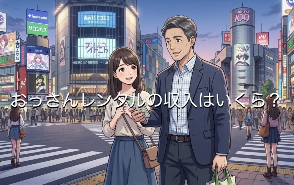 おっさんレンタルの収入（給料）はいくら？裏話やトラブルも徹底解説