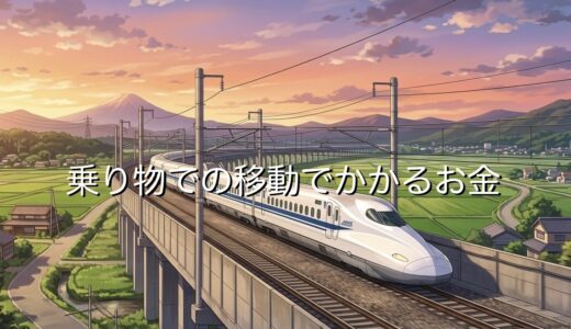 乗り物での移動にかかるお金を解説！主な移動手段と費用の目安を紹介