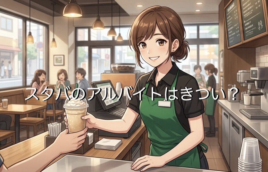 スタバのアルバイトはきついからやめとけ？泣いた人や病む人がいるリアルを徹底解説