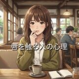 唇を触る人の心理!会話中の触る仕草の意味を男性と女性で徹底解説