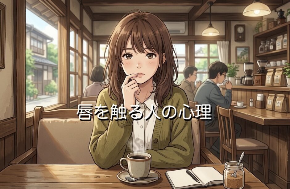 唇を触る人の心理！会話中の触る仕草の意味を男性と女性で徹底解説