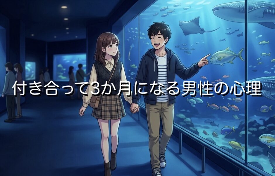 付き合って3か月になる男性の心理！大好きか冷たいか徹底解説