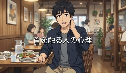 首を触る人の心理！会話中や恋愛の意味など男性と女性で徹底解説