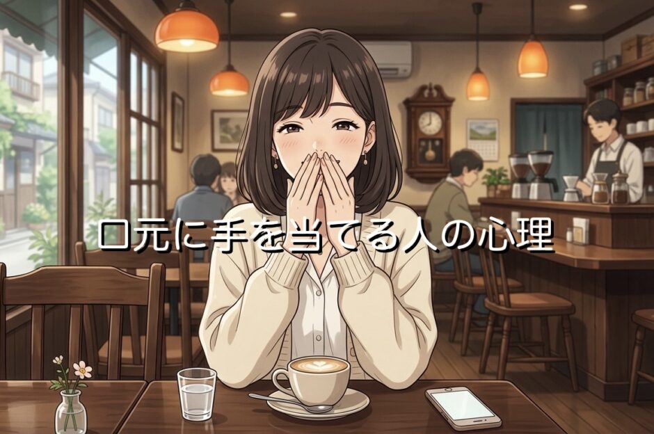 口元に手を当てる人の心理！子供の癖や男性と女性で徹底解説