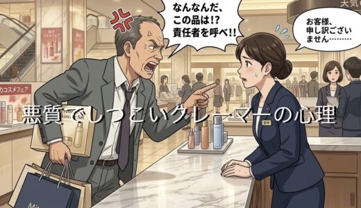 悪質でしつこいクレーマーの心理！対応手段や男性と女性で徹底解説