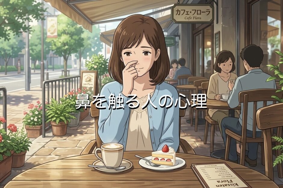 鼻を触る人の心理！相手が触るのは臭いのが原因？子供や男性と女性で徹底解説